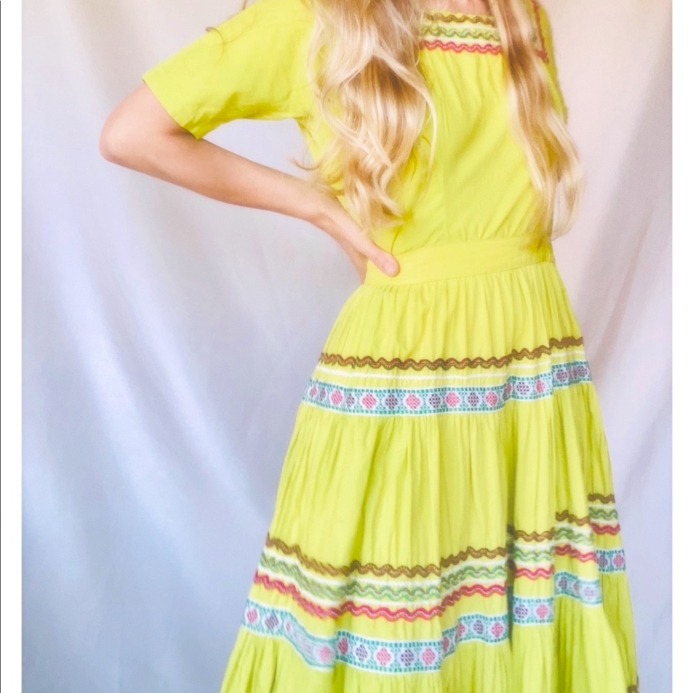 1950s ric rac patio dress “Lucinda California”